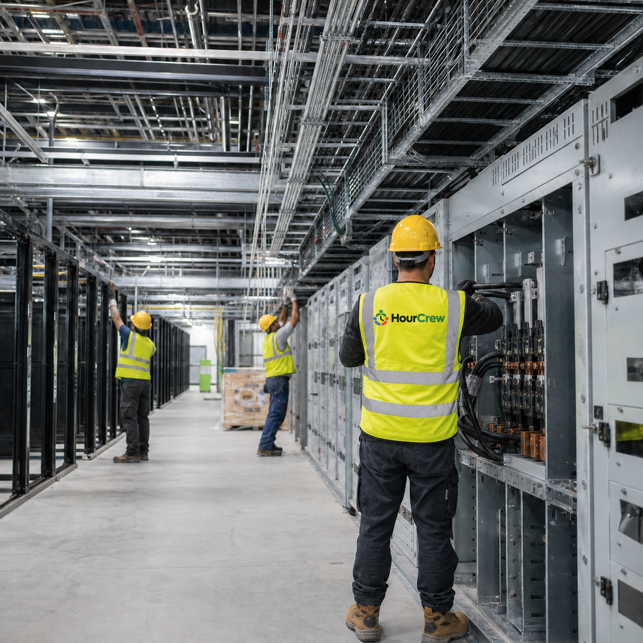 Projektmöte inom industri